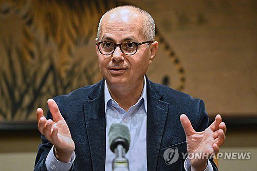 노벨화학상 수상자 오마르 M. 야기 교수[브뤼셀 AP=연합뉴스]