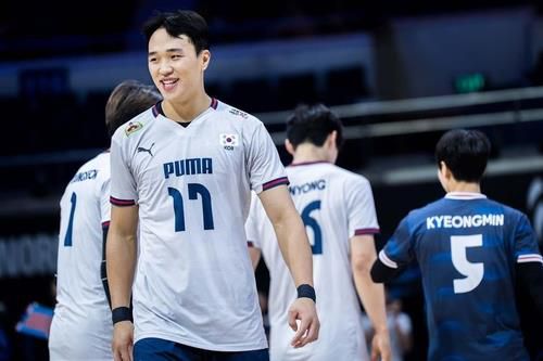 남자배구 대표팀의 주축으로 활약한 임동혁 [FIVB 홈피 캡처. 재판매 및 DB 금지]