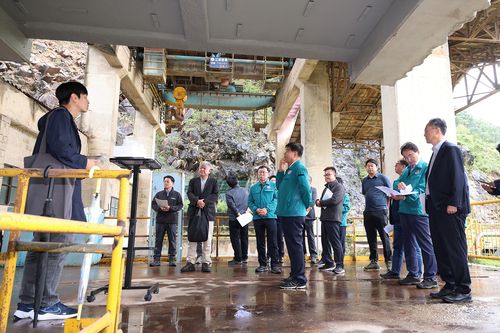무릉별유천지 쇄석장 문화재생사업 현장보고회[동해시 제공. 재판매 및 DB 금지]