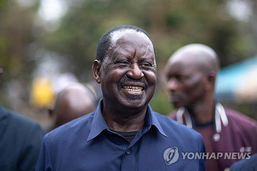 케냐 야당 지도자 라일라 오딩가 전 총리[AP 연합뉴스 자료사진. 재판매 및 DB 금지]