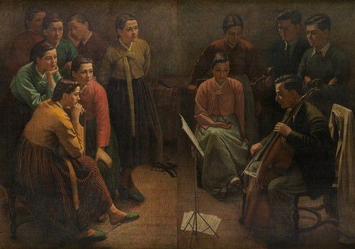 김인승의 '봄의 가락'[한국은행 화폐박물관 홈페이지 화면 캡처]