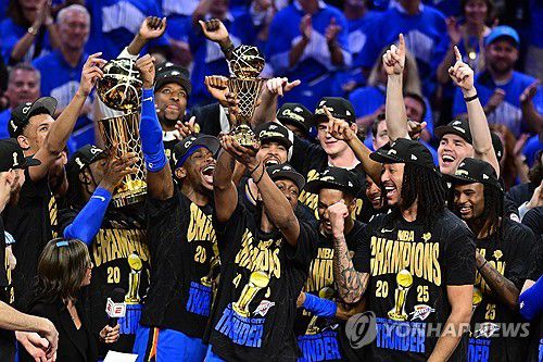 2024-2025 NBA 우승 오클라호마시티[EPA=연합뉴스]