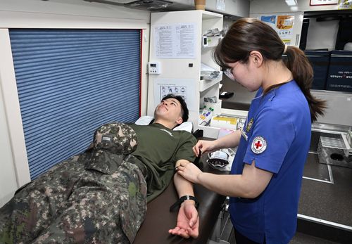 해군 1함대, 사랑의 헌혈[해군 1함대 제공. 재판매 및 DB 금지]