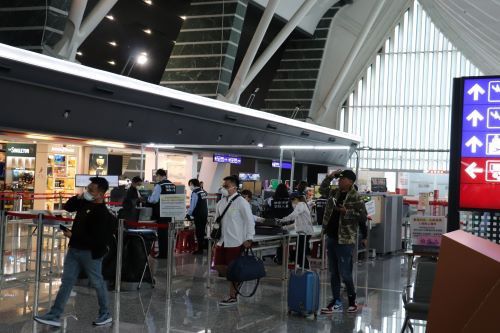 대만 공항에서의 아프리카돼지열병(ASF) 검역[촬영 김철문]