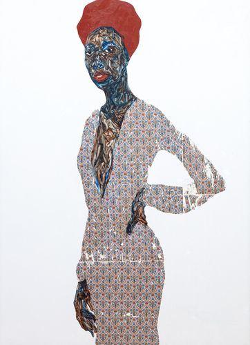 아모아코 보아포 2020년 작 '벽돌색'(Brick Red)[우양미술관 제공. 재판매 및 DB 금지]