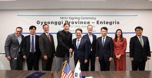 미국 인테그리스사 투자 유치[경기도 제공. 재판매 및 DB 금지]