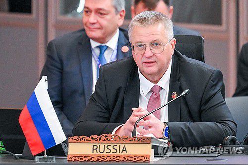 알렉세이 오베르추크 러시아 국제문제 부총리[타스=연합뉴스 자료사진. 재판매 및 DB 금지]