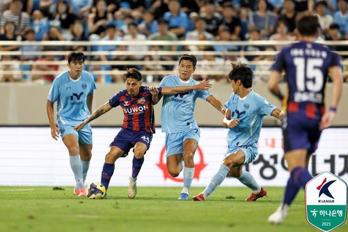 대구와 수원FC의 맞대결 장면.[한국프로축구연맹 제공. 재판매 및 DB 금지]