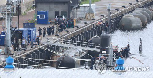 미군 핵추진 잠수함 아나폴리스[연합뉴스 자료사진]