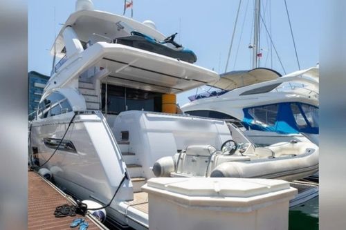 싱가포르 당국에 압류된 프린스 그룹 관련 요트[스트레이츠타임스 홈페이지 캡처. 재판매 및 DB 금지]