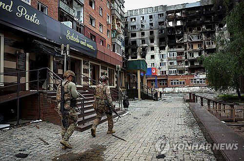 격전이 벌어지는 우크라이나 동부 전선 포크로우스크 [로이터 연합뉴스 자료사진 재판매 및 DB 금지]