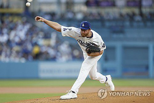 맷 사우어의 다저스 시절[EPA=연합뉴스 자료사진]