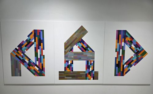 권기수 개인전 '색죽, 비선' 전시 전경(서울=연합뉴스) 박의래 기자 = 사비나미술관에서 열리고 있는 권기수 개인전 '색죽, 비선' 전시 전경. 2025.11.9. laecorp@yna.co.kr