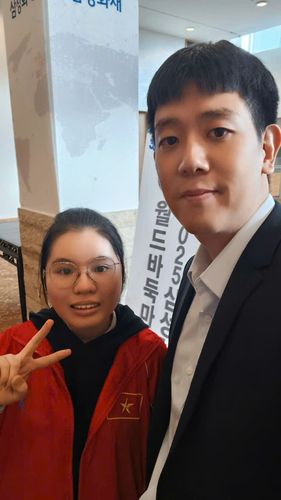 강동윤 9단과 셀카찍은 하꾸윈안[하꾸윈안 제공. 재판매 및 DB 금지]