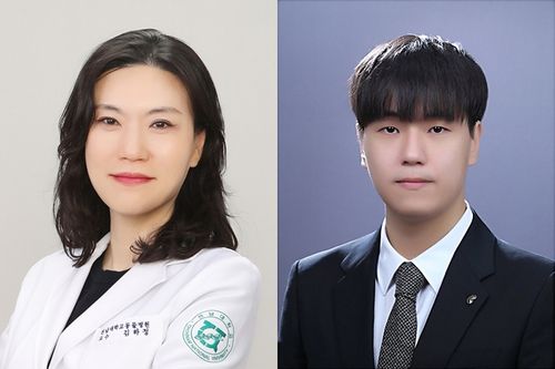 전남대 수의대 연구팀 왼쪽부터 김하정 교수, 한정우 석사과정