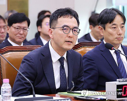 의원 질의 답변하는 구자현 서울고검장(서울=연합뉴스) 류영석 기자 = 구자현 서울고검장이 23일 국회 법제사법위원회 전체회의에서 의원 질의에 답변하고 있다. 2025.10.23 ondol@yna.co.kr