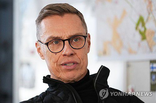 알렉산데르 스투브 핀란드 대통령[AP 연합뉴스 자료사진. 재판매 및 DB 금지]