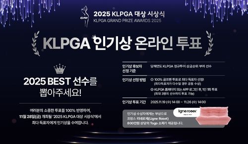 KLPGA 인기상 투표[KLPGA 제공. 재판매 및 DB 금지]