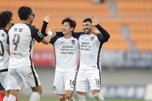 전남 선수단[한국프로축구연맹 제공. 재판매 및 DB 금지]