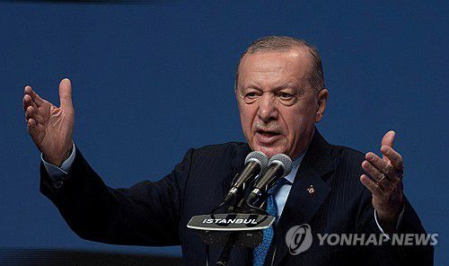 레제프 타이이프 에르도안 튀르키예 대통령[로이터 연합뉴스. 재판매 및 DB 금지]