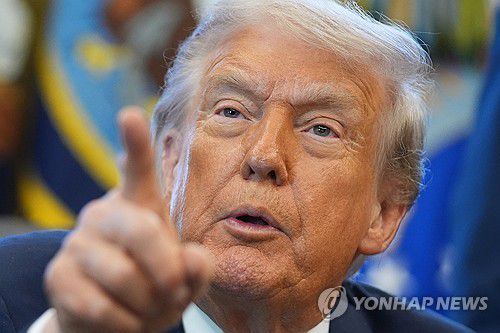 트럼프 대통령 [AP=연합뉴스 자료사진. 재판매 및 DB 금지]