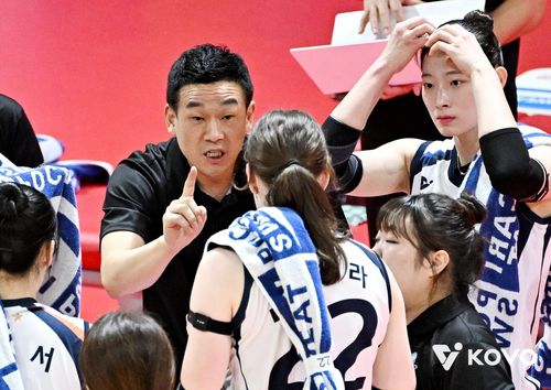 여오현 IBK기업은행 감독 대행[한국배구연맹 제공. 재판매 및 DB 금지]