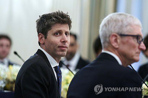 백악관 만찬에 참석한 샘 올트먼 오픈AI CEO [EPA 연합뉴스 자료사진. 재판매 및 DB 금지]