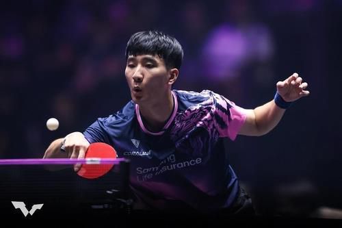 WTT 챔피언스 프랑크푸르트 경기에 나선 이상수[WTT 인스타그램 캡처. 재판매 및 DB 금지]