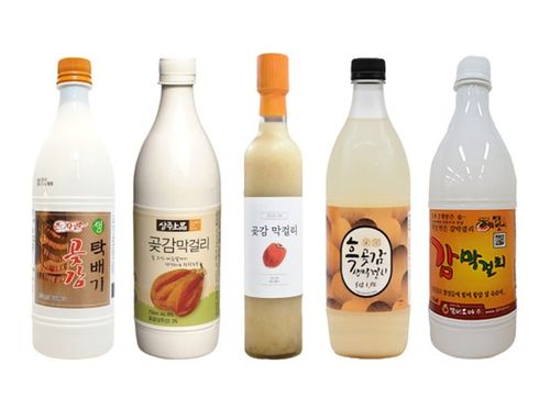 감으로 만든 탁주[제조사 홈페이지 캡처]