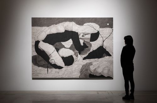 무나씨 작 '우리가 지워지는 계절에'[스페이스K 서울 제공. 재판매 및 DB 금지]