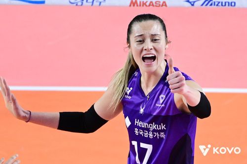 흥국생명의 레베카[한국배구연맹 제공. 재판매 및 DB 금지]