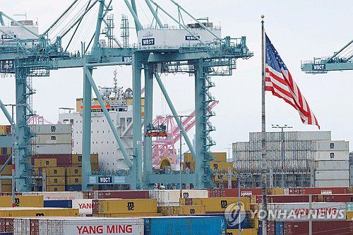 미 로스앤젤레스항의 컨테이너[로이터 연합뉴스 자료사진]