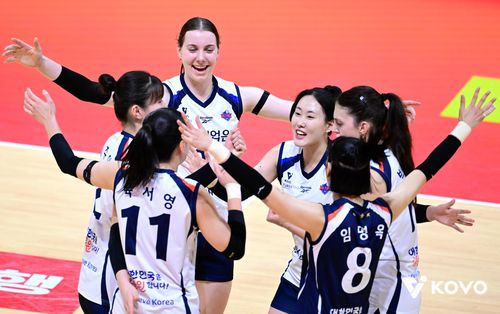 프로배구 IBK기업은행 선수들[한국배구연맹 제공. 재배포 및 DB 금지]