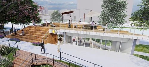 여의천 소원카페 조감도(후면)[서초구 제공. 재판매 및 DB 금지]