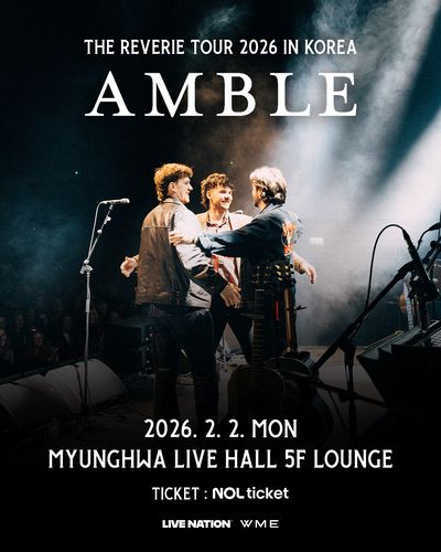 앰블 내한공연 포스터[라이브네이션코리아 제공. 재판매 및 DB 금지]