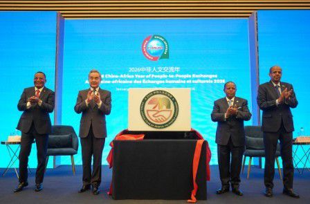 '중국·아프리카 인문 교류의 해' 행사 개막식[중국 외교부 캡처. 재판매 및 DB 금지]