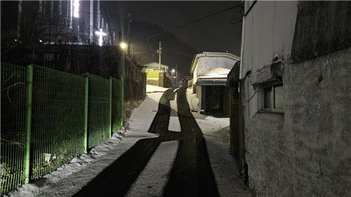 철암동 마을안길 열선 설치[태백시 제공.재판매 및 DB 금지]