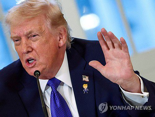 도널드 트럼프 미국 대통령[로이터 연합뉴스 자료사진. 재판매 및 DB 금지]