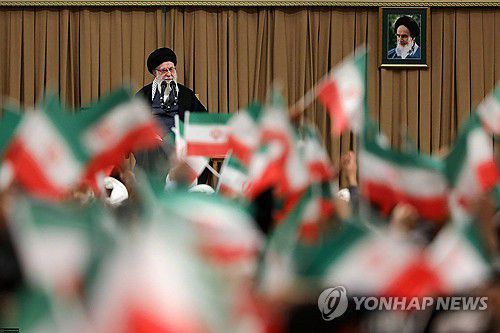아야톨라 하메네이 이란 최고지도자[UPI 연합뉴스. 재판매 및 DB 금지]