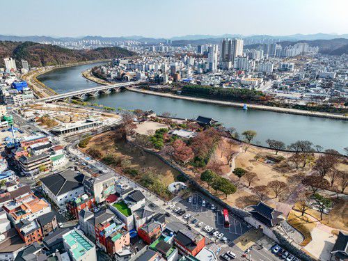 진주성과 남강[사진/임헌정 기자]