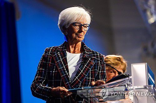 크리스틴 라가르드 ECB 총재[EPA 연합뉴스 자료사진. 재판매 및 DB 금지]