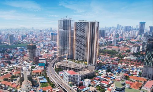 캄보디아 프린스그룹이 프놈펜에 지은 고급 주상복합 단지 '피너클 레지던스'[피너클 레지던스 페이스북 캡처. 재판매 및 DB 금지]