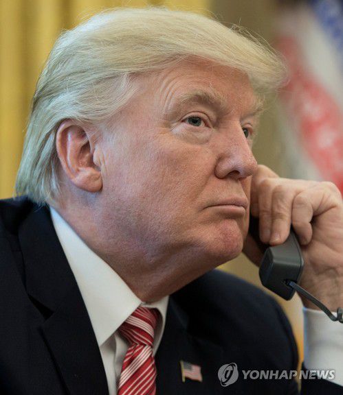 트럼프 미 대통령[EPA 연합뉴스 자료사진. 재판매 및 DB금지]