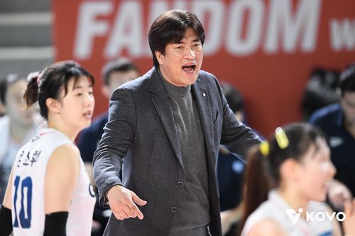 GS칼텍스 사령탑 시절의 차상현 감독[한국배구연맹 제공. 재판매 및 DB 금지]