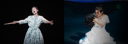 이자람(왼쪽)·창극 '살로메' 공연 장면 [마포문화재단 제공. 재판매 및 DB금지]