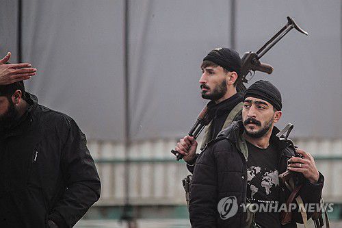 시리아의 쿠르드 민병대원들[AFP=연합뉴스 자료사진]