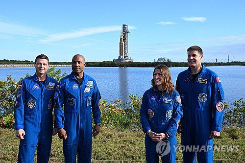 아르테미스 임무 수행할 우주비행사 4명[UPI=연합뉴스. 재판매 및 DB 금지]