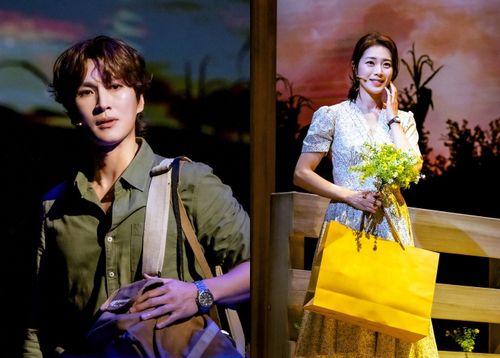 뮤지컬 '매디슨 카운티의 다리'의 배우 박은태(왼쪽)와 조정은 [쇼노트 제공. 재판매 및 DB금지]