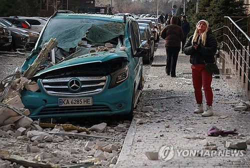 러시아 드론 공격 피해 입은 오데사 지역[로이터 연합뉴스 자료사진. 재배포 및 DB 금지]