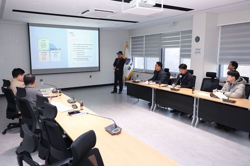 탄광미디어전시관 조성 중간 보고회[삼척시 제공. 재판매 및 DB 금지]